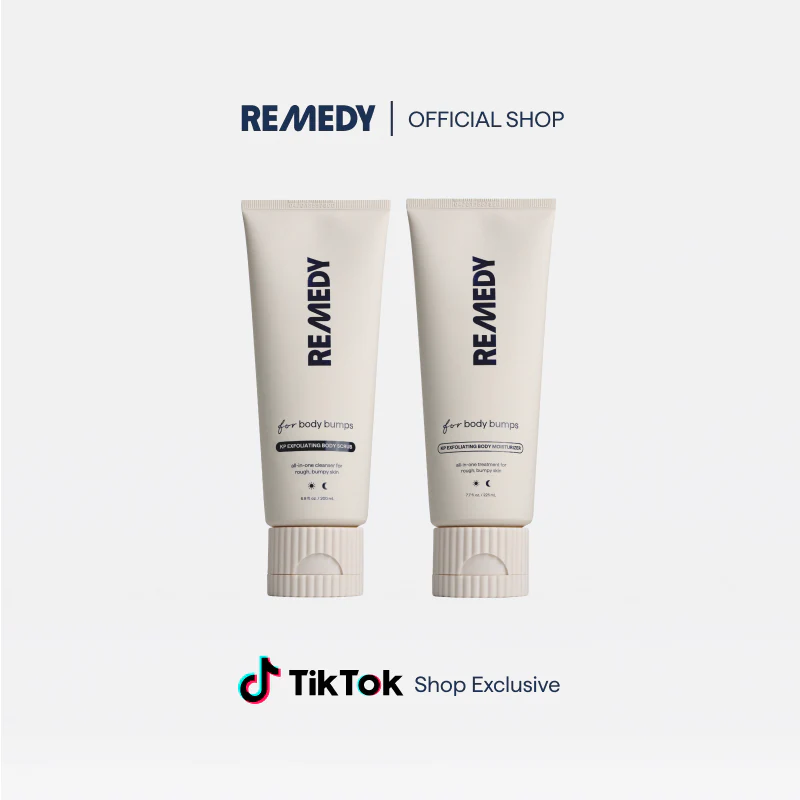 REMEDY KP Body Moisturizer + Scrub